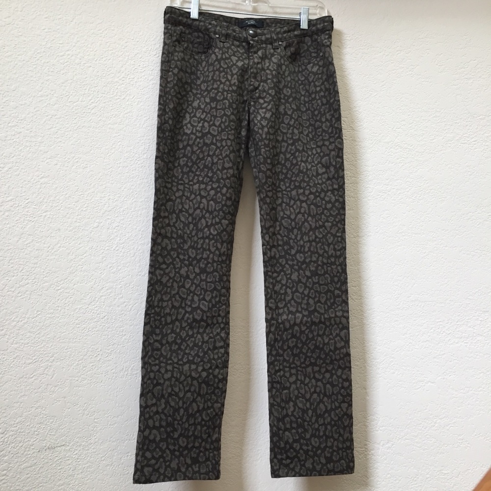 NWOT MaxMara Weekend FITW11 Slim Cheetah Jeans